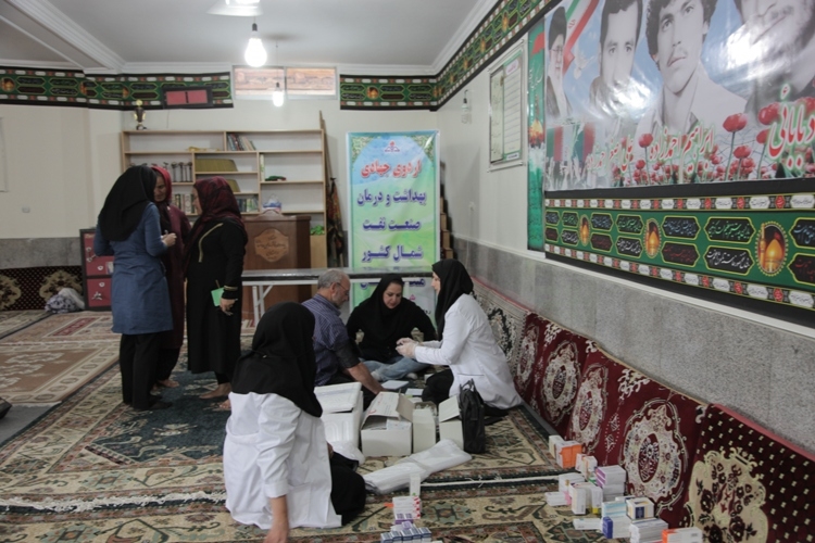 برگزاری اردوی جهادی در بهداشت ودرمان صنعت نفت شمال کشور 9